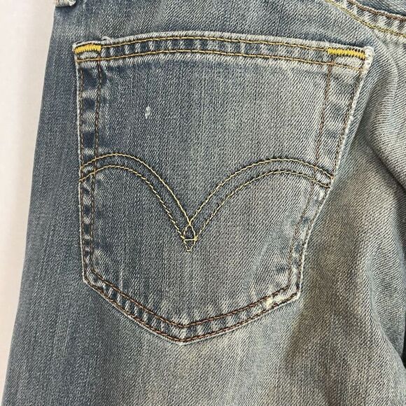 Levi’s Jeans Men’s Size W32 L34 Blue Denim Low Rise Bootcut Stretch Medium Wash - Picture 12 of 13